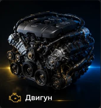 Преміальна картка категорії Двигун з автомобільним двигуном